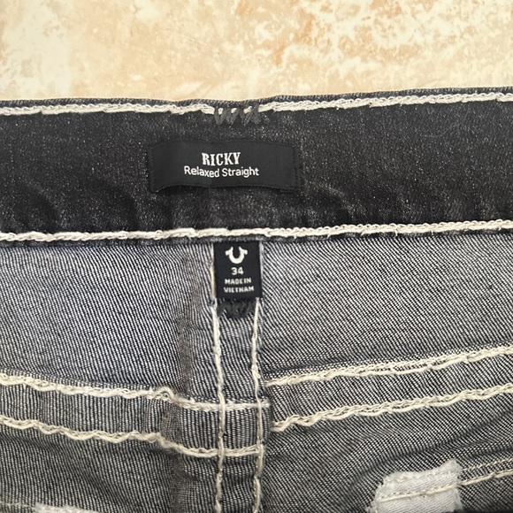 Grey true religion jeans size 34-34 - Picture 6 of 6